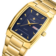 OEM Your Own Brand Day Date Watch Alloy Case Quartz Wristwatch Men Watches